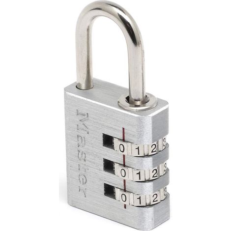 MASTER LOCK - LUCCHETTO COMBINAZIONE ALLUMINIO ARGENTATO MM 30