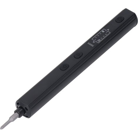 Mini tournevis électrique et 30 embouts hexagonaux de 4 mm, 200 tr/min, rechargeable, avec mode automatique fixe. (1/5)
