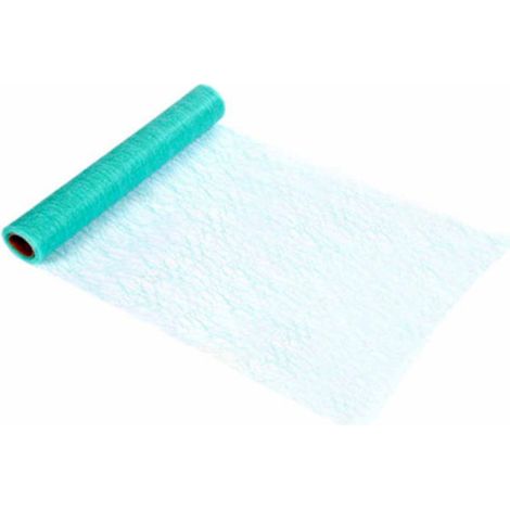 Chemin de Table Jetable "Effet Maille" 30cmx5m Menthe