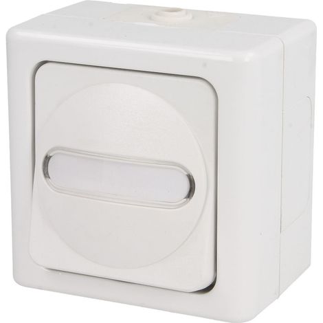Poussoir BLUE ELECTRIC® blanc arctique