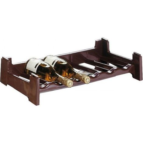 CANTINETTA PORTA BOTTIGLIE MARRONE