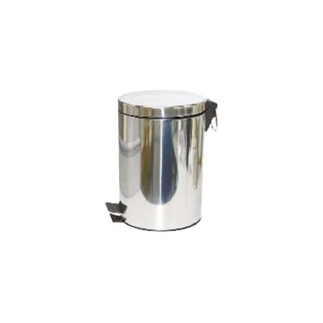 PATTUMIERA IN ACCIAIO INOX CON PEDALE  lt.3 cm.16,8x25,7h.    XTRA