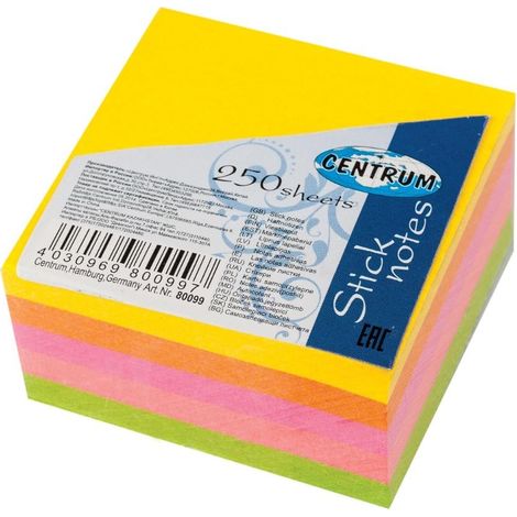 Notas adhesivas de 51x51 mm, 250.000 unidades. 80099