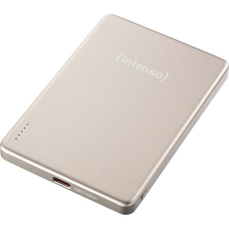 Intenso Intenso Power Bank MW5000 champagne Powerbank 5000 mAh USB PD LiPo USB-C® Champagner (1/5)