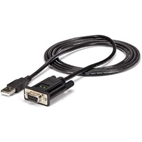 StarTech.com Cavo adattatore seriale DCE 1 porta USB a RS232 DB9 null modem con FTDI ICUSB232FTN (1/5)