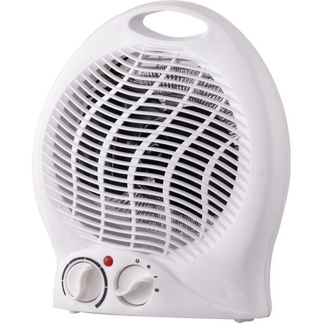 Termoventilatore da bagno LaBlanc con termostato regolabile - Termoventilatore da bagno a basso consumo energetico, 2000 W - Riscaldatore elettrico portatile - Riscaldamento invernale domestico