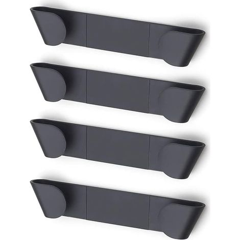 Filiyano-Lot de 4 supports muraux pour couvercles de casseroles, rangement sans perçage pour planches à découper, assiettes et plats à four (1/4)