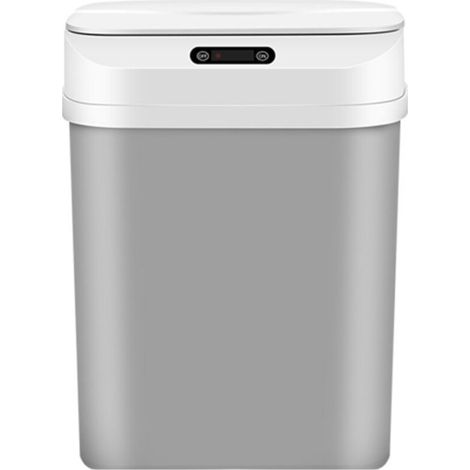 Poubelle à capteur intelligent sans contact, alimentée par batterie (non incluse)