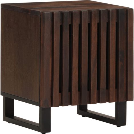 Nachttische 2 Stk. 40x34x46 cm Massivholz Mango vidaXL