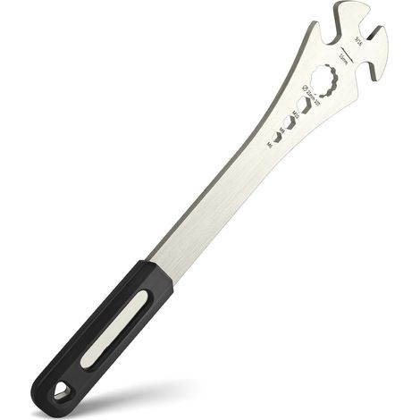 Llave para pedales de bicicleta, herramienta para desmontar pedales, mango extralargo, eficaz para reparar bicicletas de carretera y de montaña (paquete de 2)