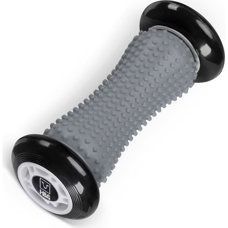 Rodillo de masaje de pies para fascitis plantar y dolor de arco - Masajeador contorneado para aliviar el estrés y el dolor de pies - Rodillos de masaje premium (1/5)