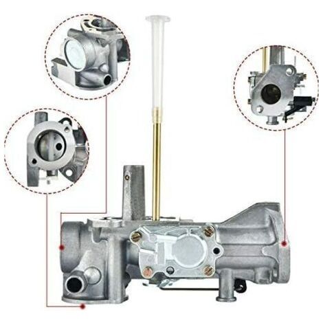 Carburatore di ricambio, compatibile con motori 5 CV, codici 498298/692784/495951, per tosaerba e aspirapolvere (1/4)