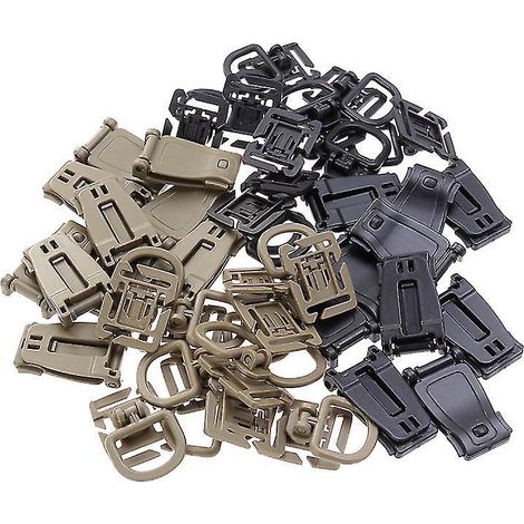 20 Stück Schnallenclips