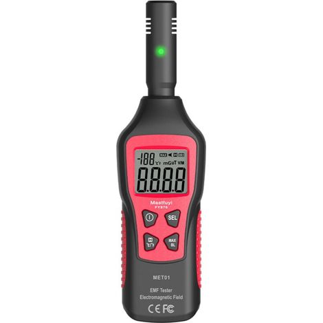 Professioneller Strahlungsdetektor für elektromagnetische Wellen, für den Haushalt, für schwangere Frauen, hochpräziser Strahlenschutztester, 19,25,43,5 cm, MNS (1/4)