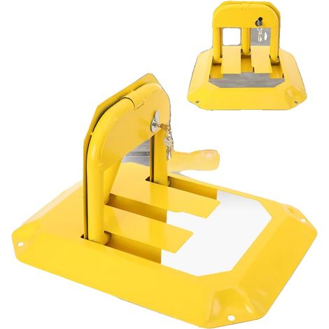 Antivol de roue, en acier robuste, réglable pour différents pneus, type 2 (1/2)