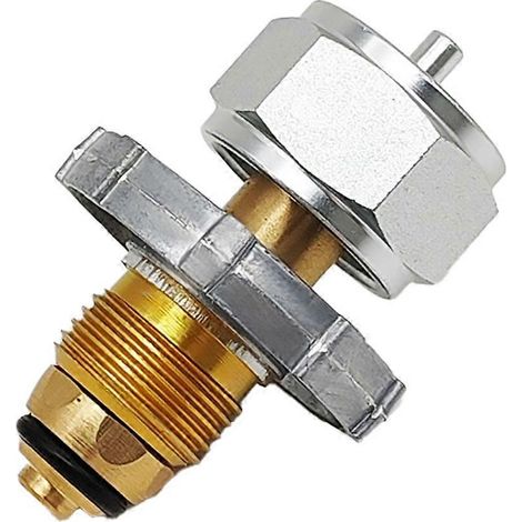 Adaptateur de remplissage de propane en alliage d'aluminium, convertisseur de sortie de remplissage, buse de transfert de propane pour bouteille de camping (1/5)