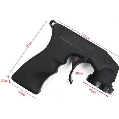 Poignée de Pistolet de pulvérisation de Peinture Universel aérosol avec Outil de réparation d'entretien de Voiture de Collier de Verrouillage à gâchette complète (1/3)