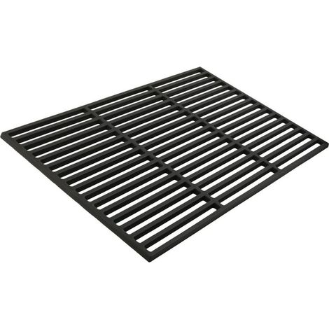 Grille de barbecue en fonte émaillée 45 x 30 cm – Surface de cuisson optimale – Facile à nettoyer – Compatible avec tous types de grils