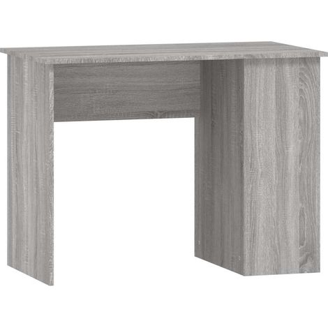 Maison Exclusive - Escritorio de madera contrachapada gris Sonoma (1/5)