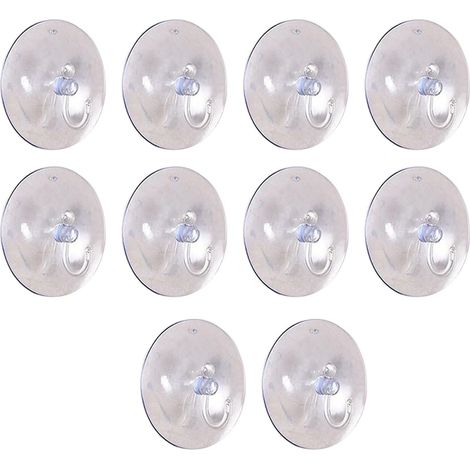 à ventouses transparents 10 cintres robustes sans perçage (1/5)