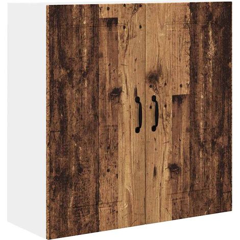 Meuble mural de cuisine，Armoire de cuisine avec porte Bois Ancien 80 x 31 x 80 cm CFW35146 (1/5)
