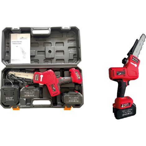AIMA ITALY - Sega a batteria litio 21V 4.0AH - mod. EAGLE Lama CARVING 18cm - PROFESSIONALE con valigetta (1/3)