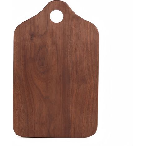 planche à découper en bois de noyer noir usage domestique pour fruits et pain dimension 33 x 20 x 3 cm couleur conforme à l image (1/5)
