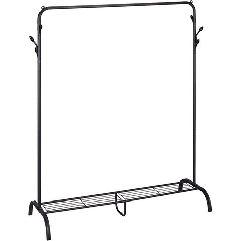 AppendIABiti con portascarpe aperto e pratico 145 x 132 x 44 cm in metallo opaco nero 130011720