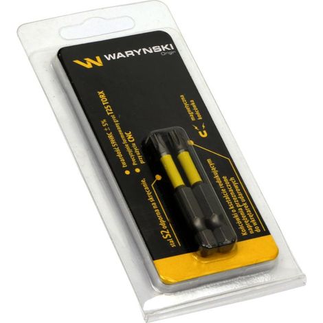 Punte per avvitatore a impulsi T25 50mm, 2 pezzi per confezione Waryński