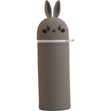 Boîte À Stylos - Organisateur Debout En Silicone Souple - Rangement Pour Crayons Stylos Gommes - Capacité 15 Pièces - Pour Bureau Voyage École (1/5)
