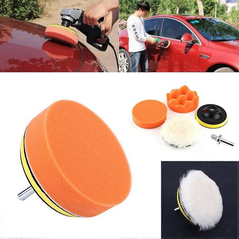5-teiliges 4"-Polierpad-Set für Autopoliermaschinen mit M10-Bohradapter