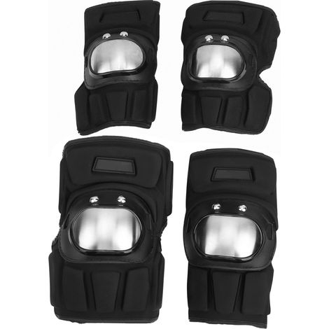 4 protections pour genoux et coudes de moto, équipement de soutien pour la conduite en extérieur, ensemble de 4 pièces (1/5)