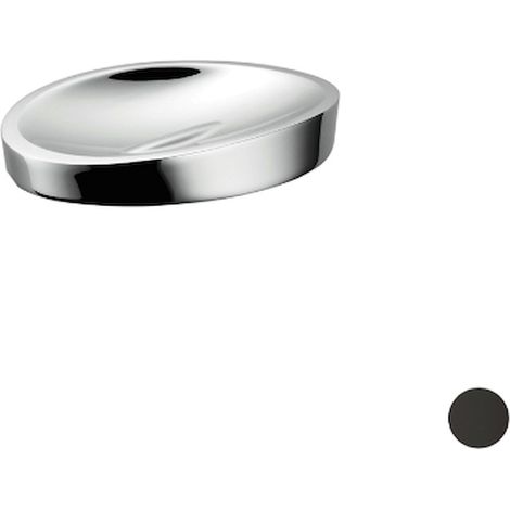 COLOMBO DESIGN Plus porta sapone appoggio grafite codice prod: W49400GL