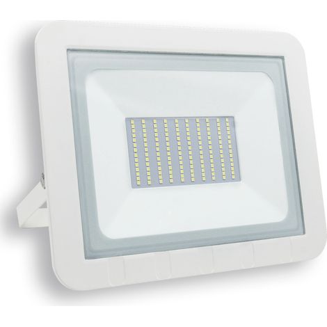 Mattel weißer flacher LED-Projektor IP65 75W kalt (1/2)