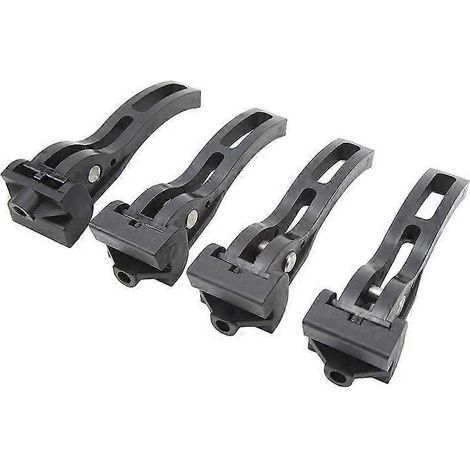 Ensemble de 4 couvercles de coffre de chargement pliables en trois parties, couvercles rigides ou souples à clipser, compatibles avec différents modèles de véhicules. (1/5)