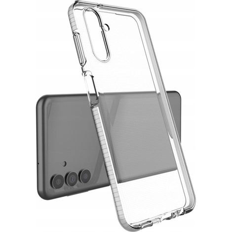 Spring Case Gel-Schutzhülle mit farbigem Rahmen für Samsung Galaxy A13 5G, Hellrosa (1/4)