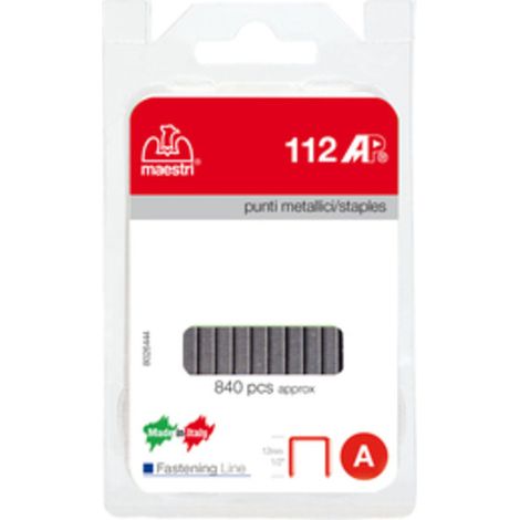 MAESTRI BLISTER PUNTI SPILLATRICE 112 AP   840 PZ