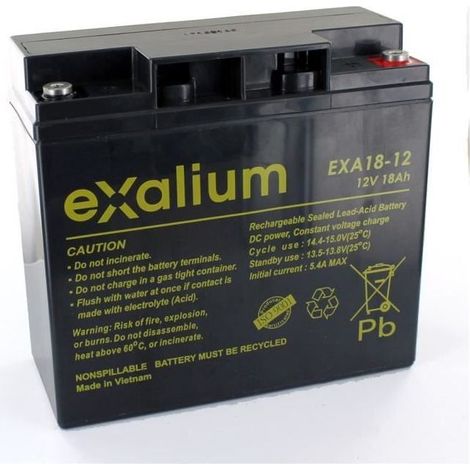 Batterie plomb 12V - 18Ah Ref: 014088