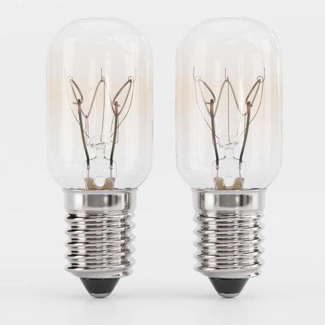 2x Ampoule Frigo 15W E14 Blanc Chaud,Lampe pour Machine à Coudre, Hotte, Lampe de Sel, Congélateur,Ampoule Refrigerateur 15W, T22, 90 Lumens & 2700K,Ampoule 15W Frigo, lampe Frigo