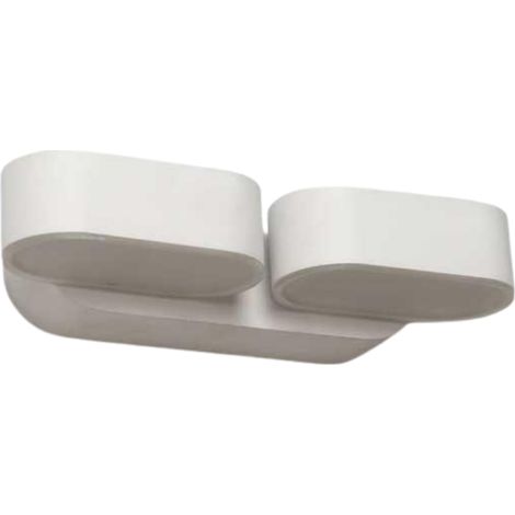 Applique murale LED 2x6W IP54 Orientable - Blanc Neutre / Blanc - SILUMEN (1/5)