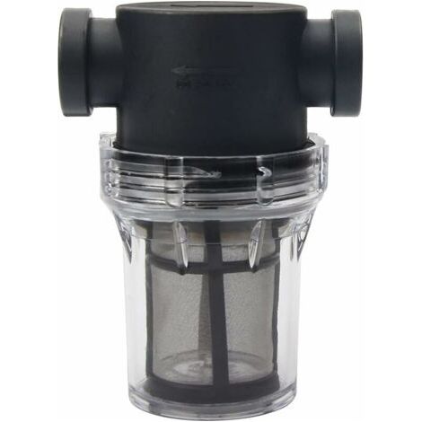 Pipeline Filtre pour pompe à eau 1/2" avec tamis en acier inoxydable 100 mailles, filtre en maille en ligne pour arrosage du jardin