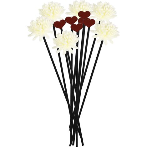【Natürlicher Lufterfrischer】12 Bambusfaserstäbchen zur Aromatisierung von Räumen ohne offene Flamme – Absorbieren und verteilen Sie Ihre Lieblingsparfums und -öle. (1/5)