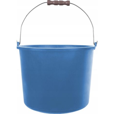Secchio da cantiere da 20 litri, blu – robusto e flessibile (1/5)