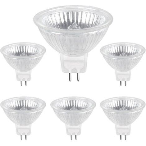 Ampoule Halogene GU5.3 35W 12V, 680lm Blanc Chaud 2700K Dimmable, Ampoule Spot Halogène MR16, pack de 6 (1/5)