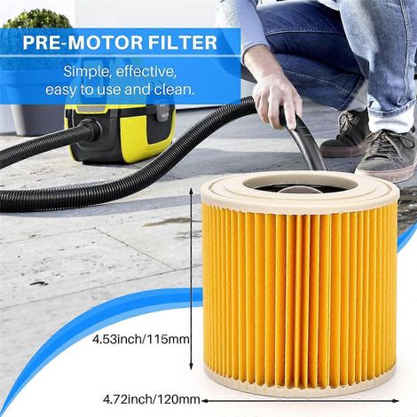 2 Pcs Filter for Vacuum Cleaner WD3 Premium-- (1/5)