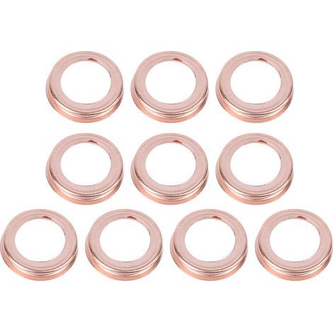 ACOGEDO 10 Pièces Joints de Rondelle d'écrasement de Bouchon de Vidange d'huile 11026JA00A Adaptés pour 2010-2011 Usine pour la Référence de Voiture l'échange Correspond au 11026JA00A pour à. (1/5)