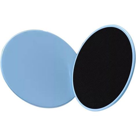 Lot de 2 Disques de glisse,Matériau ABS,Double face,Diamètre 17,5 cm,Fitness et yoga (1/5)
