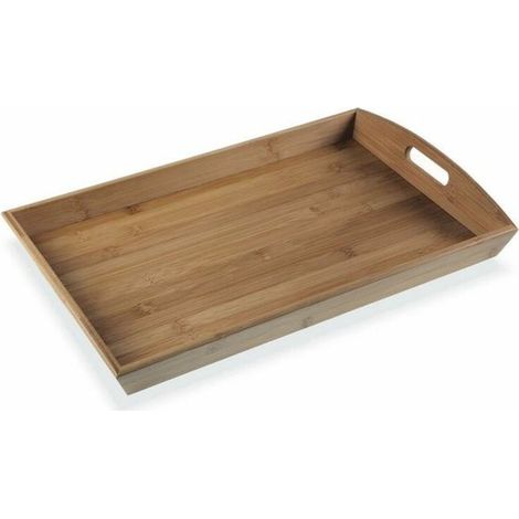 Vassoio Versa Legno Bambù 32 x 6,5 x 50 cm Nero