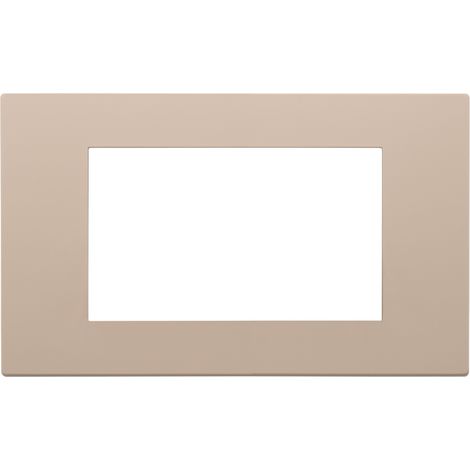 Placca 4m serie Linea Vimar 4 posti argilla 30654.21
