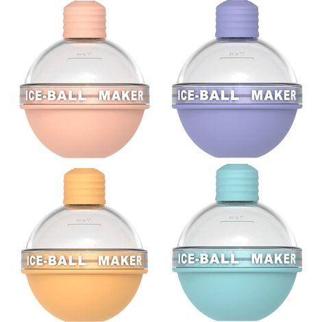 Pochoirs à glaçons sphériques sans BPA, démoulage facile, moules à glaçons sphériques en silicone réutilisables, compatibles avec un usage domestique (1/5)
